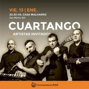 Noche de tango y folclore en Casa Malharro con Cuartango